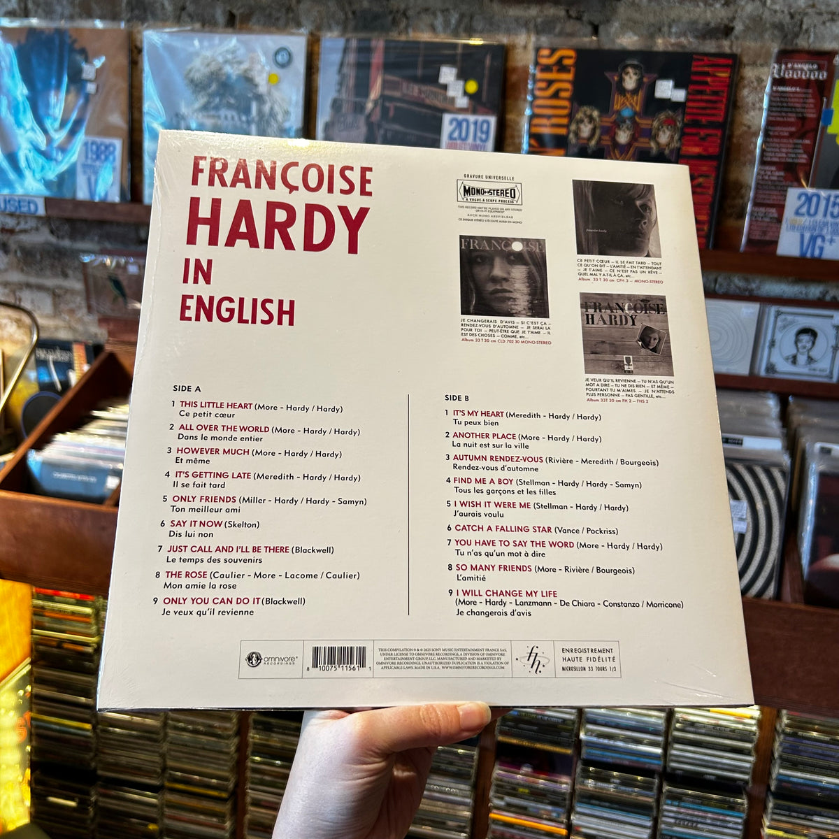 FRANCOISE HARDY - IN ENGLISH [RSD26] (LP+7") – 10,000 Hz Records