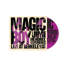 Load image into Gallery viewer, JIMI HENDRIX - MAGIC BOY: THE JIMI HENDRIX EXPERIENCE LIVE AT BERKELEY, FIRST SHOW (2xLP/CD)