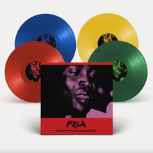 Load image into Gallery viewer, FELA KUTI - BEST OF THE BLACK PRESIDENT (4xLP BOX SET)