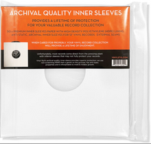 Load image into Gallery viewer, VINYL STYL 12" ARCHIVAL INNER SLEEVES (50PK)