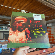 Load image into Gallery viewer, PETER TOSH - LIVE AND DANGEROUS: BOSTON 1976 (2xLP)