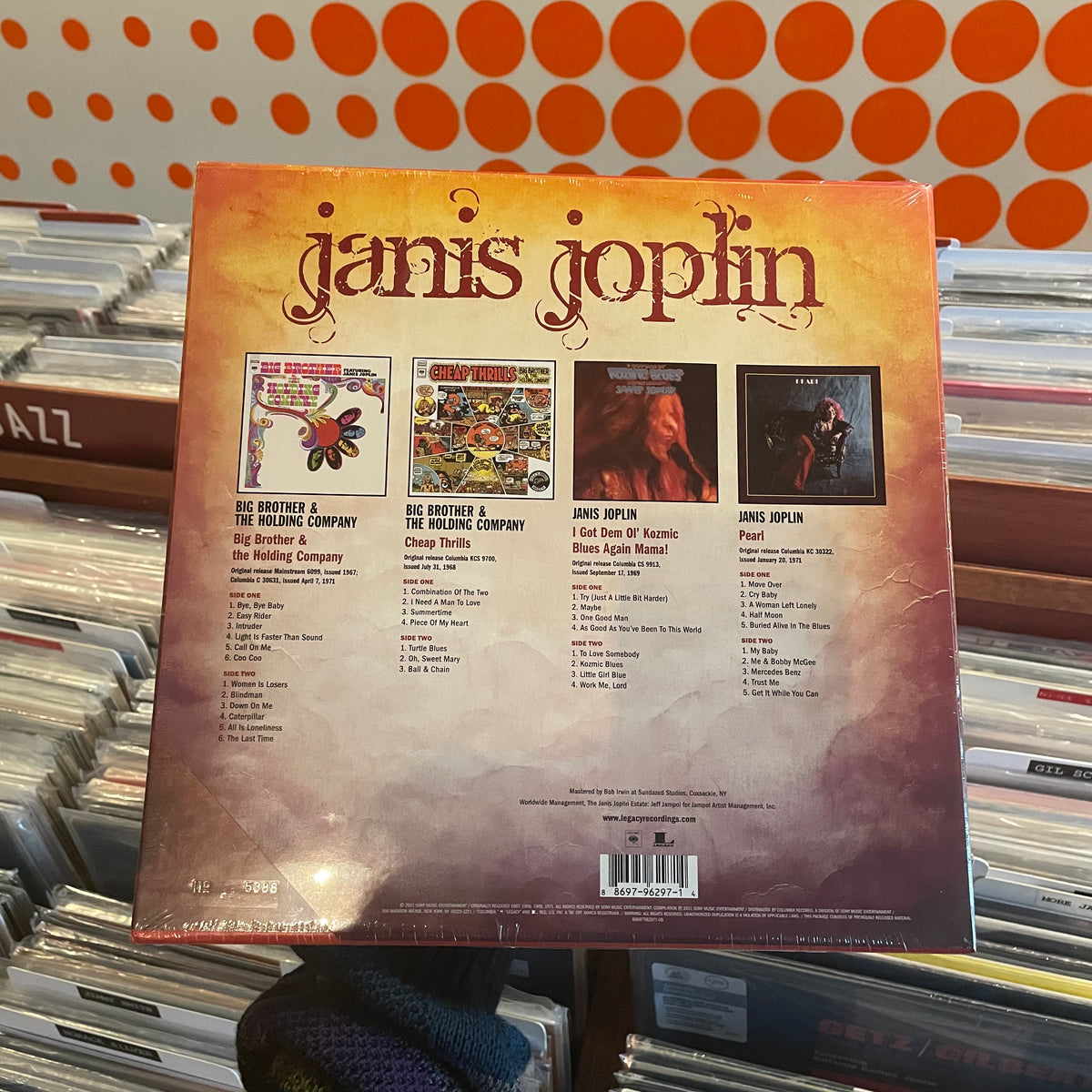 USED] JANIS JOPLIN - THE CLASSIC LP COLLECTION (4xLP BOX SET