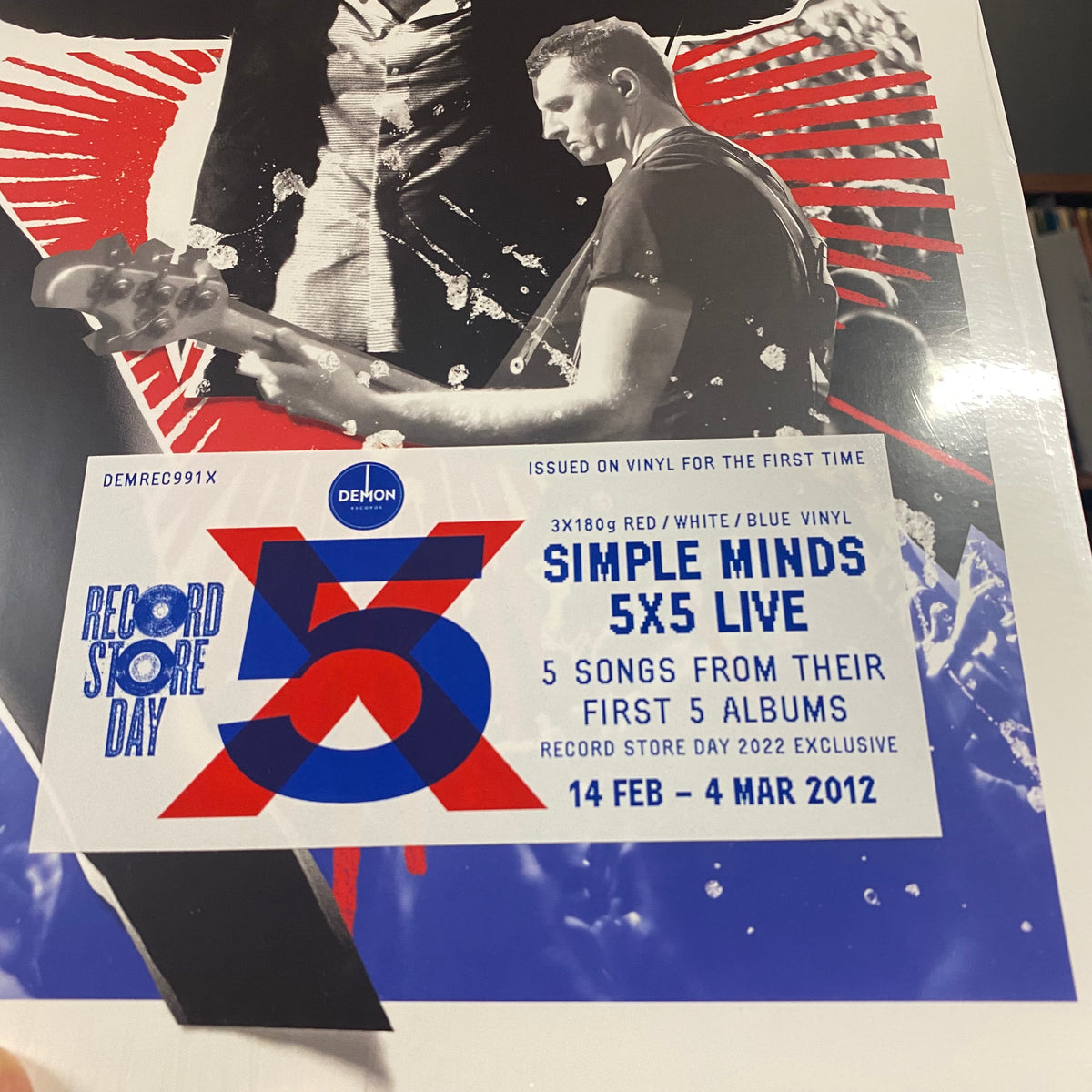 SIMPLE MINDS - 5 x 5 LIVE (3xLP) – 10,000 Hz Records