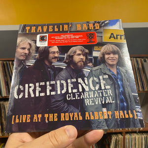 CREEDENCE CLEARWATER REVIVAL - TRAVELIN' BAND: LIVE AT THE ROYAL ALBERT HALL, 1970 (7")