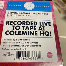 Load image into Gallery viewer, DELVON LAMARR ORGAN TRIO - LIVE IN LOVELAND (2xLP)