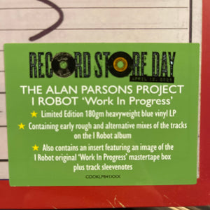 ALAN PARSONS PROJECT - I ROBOT (WORK IN PROGRESS) [RSD25] (LP)