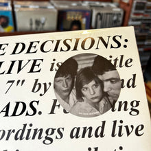 Load image into Gallery viewer, TALKING HEADS - TENTATIVE DECISIONS: DEMOS AND LIVE [RSDBF25] (LP+7")
