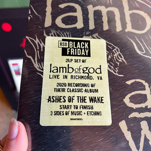 LAMB OF GOD - ASHES OF THE WAKE LIVE [RSDBF24] (2xLP)