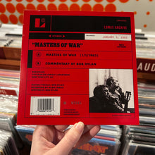 Load image into Gallery viewer, BOB DYLAN - MASTERS OF WAR 1962 (LIVE IN ALAN LOMAX'S APARTMENT) [RSDBF25] (7")

