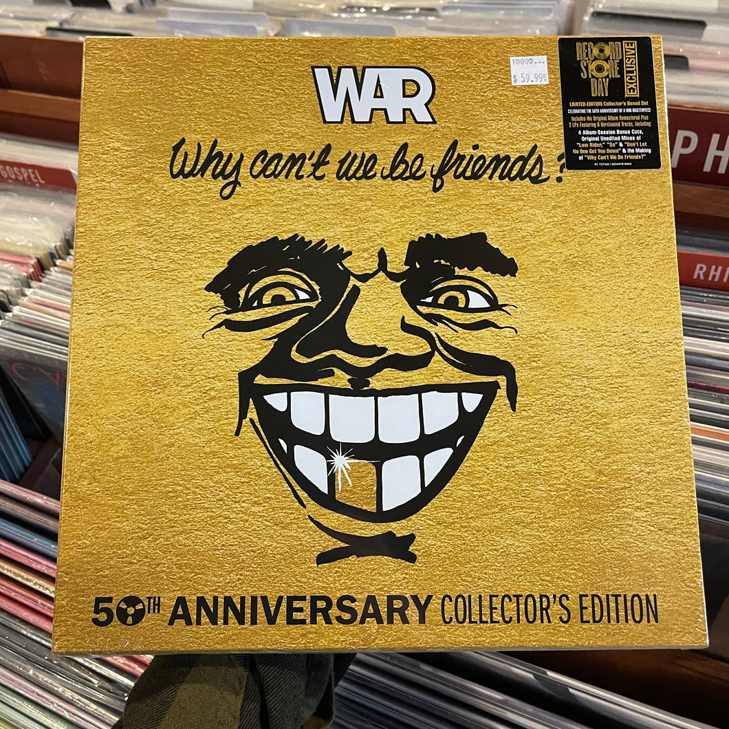WAR - WHY CAN'T WE BE FRIENDS: 50TH ANNIVERSARY COLLECTOR'S EDITION [RSD25] (3xLP)
