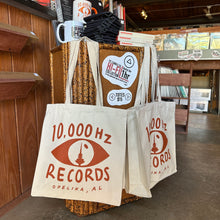 Load image into Gallery viewer, 10,000 Hz LOGO TOTE (Natural/Orange)
