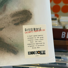 Load image into Gallery viewer, DAVID BOWIE - EXCERPTS FROM OUTSIDE [RSD26] (LP)
