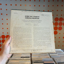 Load image into Gallery viewer, [USED] MIRIAM BURTON - AFRICAN LAMENT (LP)
