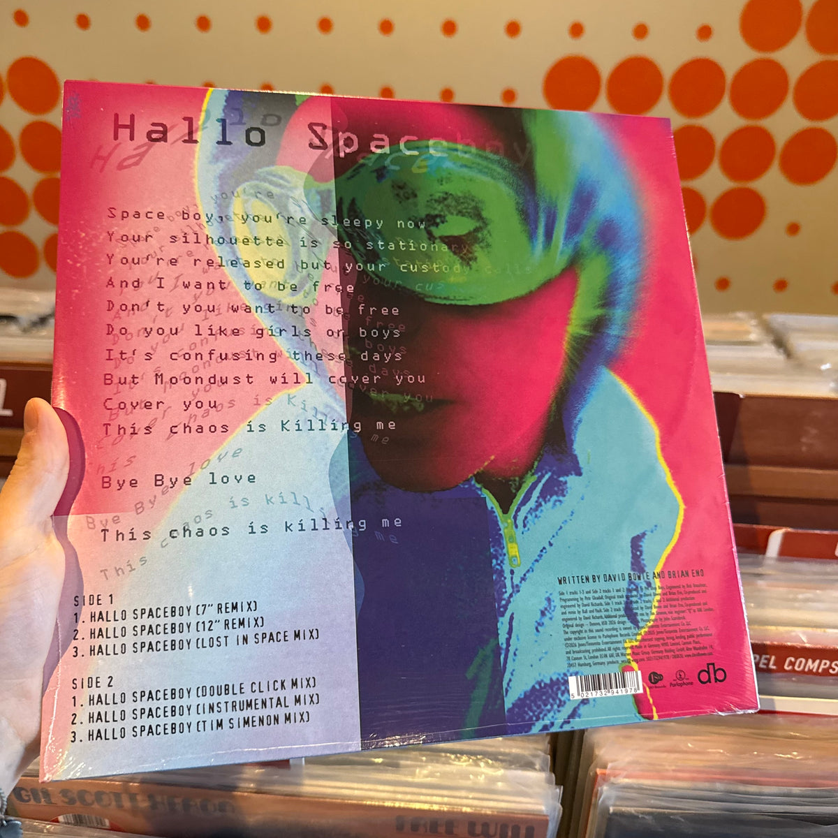 DAVID BOWIE - HALLO SPACEBOY [RSD26] (LP) – 10,000 Hz Records