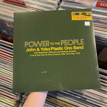 Load image into Gallery viewer, JOHN &amp; YOKO, THE PLASTIC ONO BAND, ELEPHANT&#39;S MEMORY - POWER TO THE PEOPLE: LIVE AT THE ONE-TO-ONE CONCERT, NEW YORK CITY, 1972 [RSD25] (12&quot;EP)

