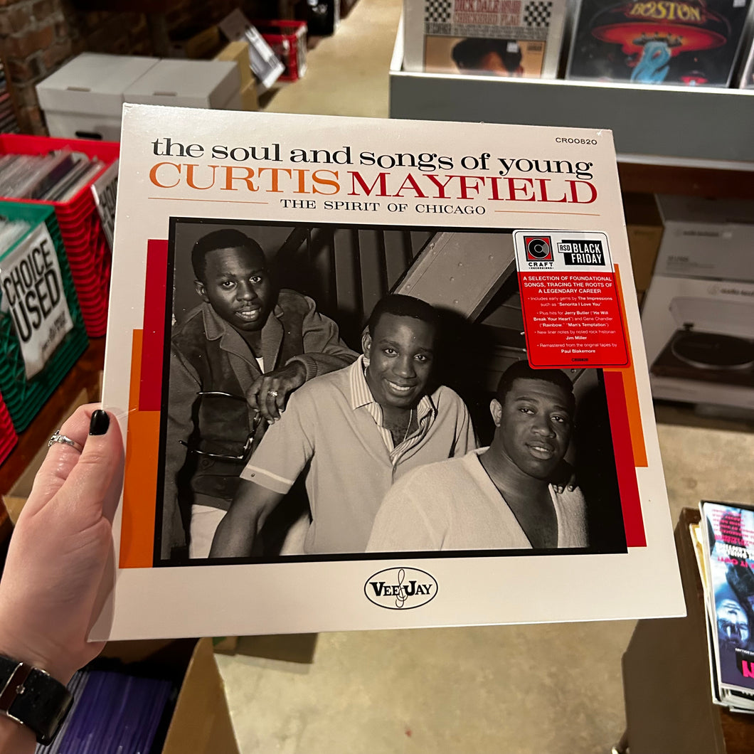 V/A -  THE SOUL AND SONGS OF YOUNG CURTIS MAYFIELD: THE SPIRIT OF CHICAGO [RSDBF24] (2xLP)