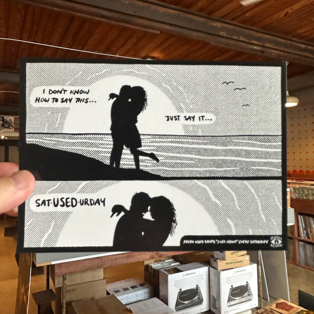 SatUSEDurday POSTCARD
