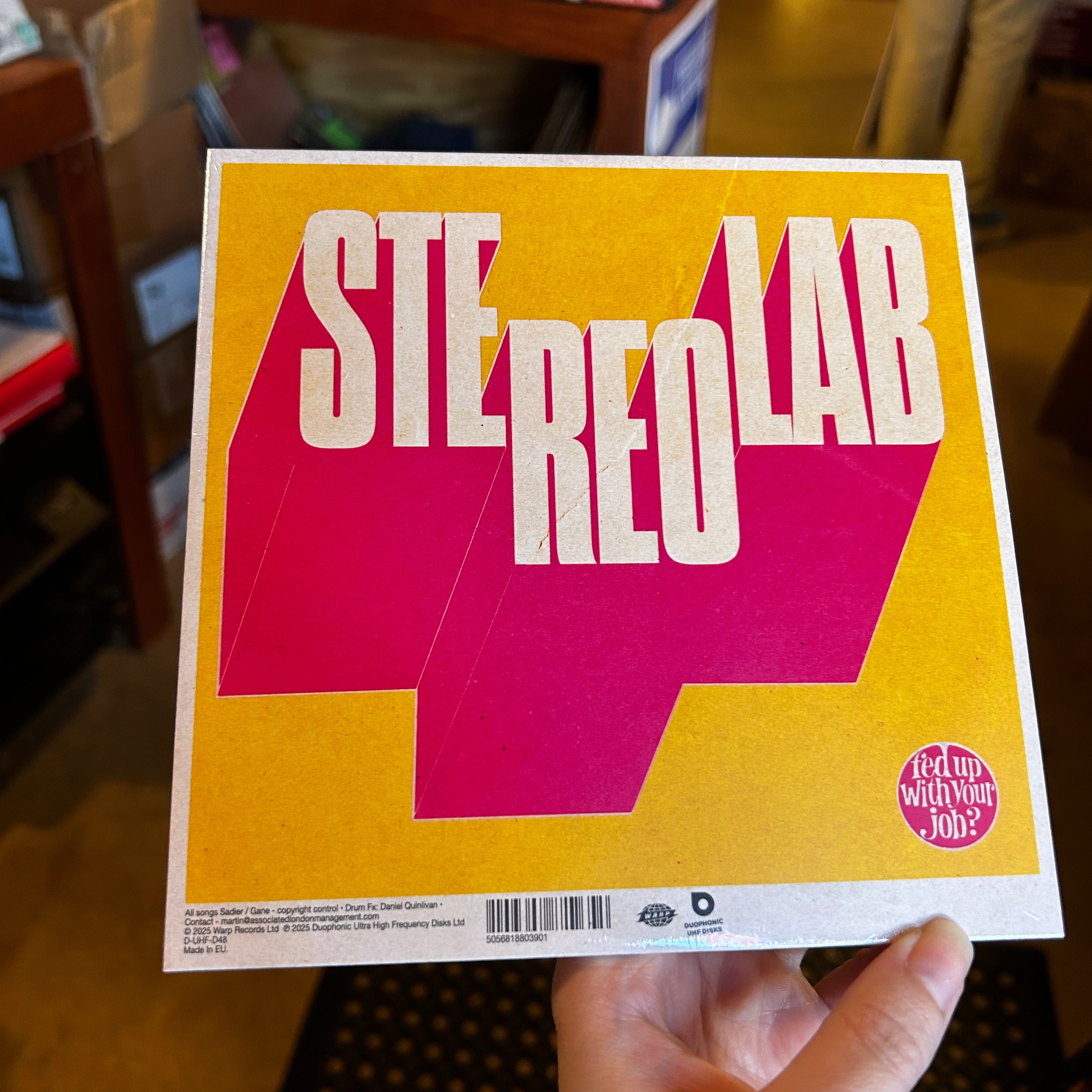 STEREOLAB - FED UP WITH YOUR JOB b/w CONSTANT AND UNIFORM