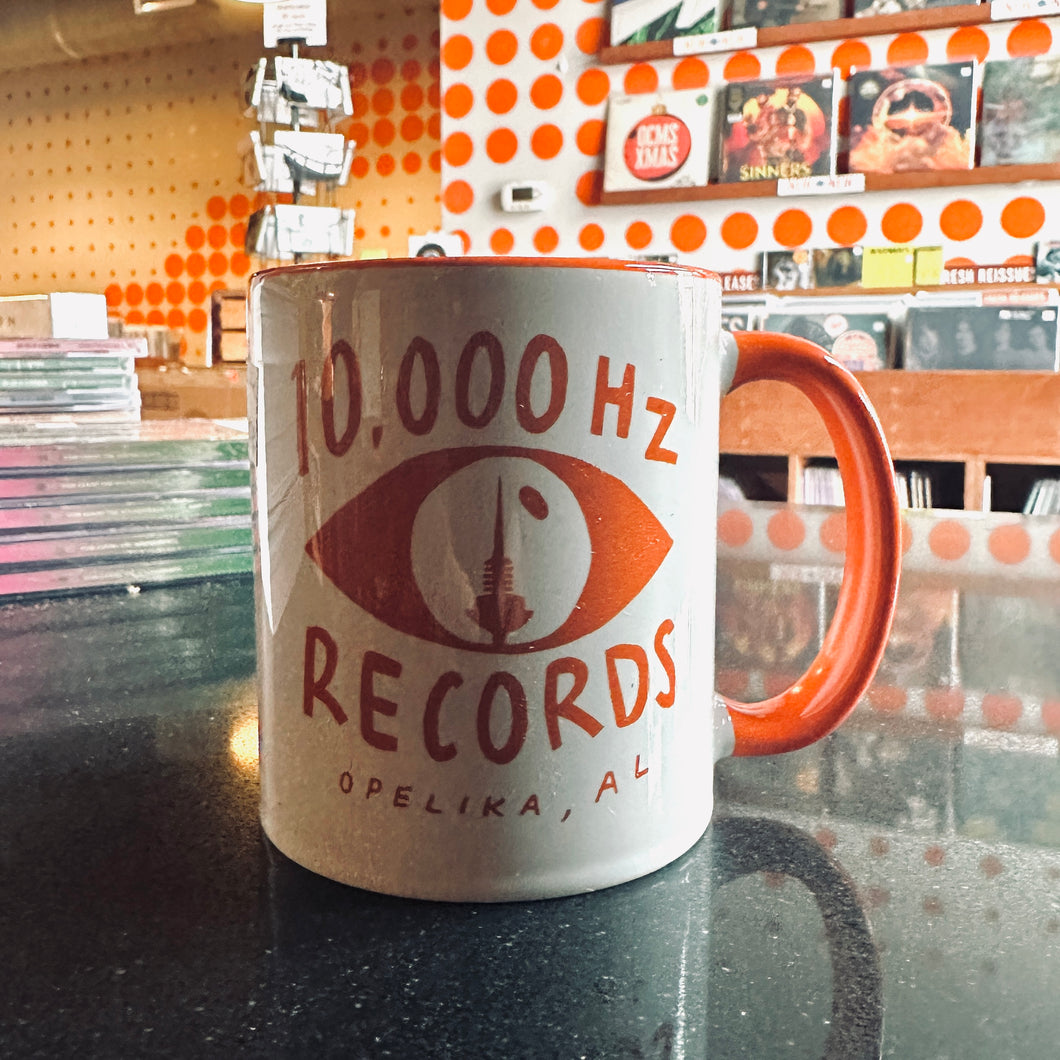 10,000 Hz COFFEE MUG [ORANGE HAND-DRAWN LOGO]