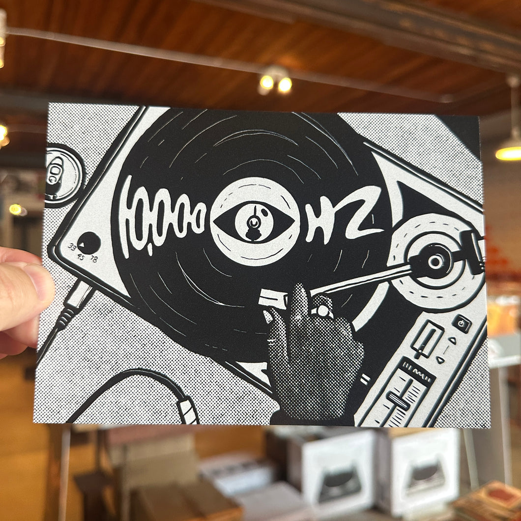 TURNTABLE POSTCARD