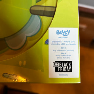 BLUEY - RSD BLACK FRIDAY 2024 PICTURE DISC: RUG ISLAND b/w BLUEY THEME [RSDBF24] (7" PICTURE DISC)