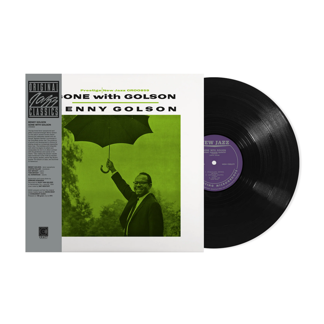 BENNY GOLSON - GONE WITH GOLSON (ORIGINAL JAZZ CLASSICS LP)