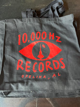Load image into Gallery viewer, 10,000 Hz LOGO TOTE (Black/Red)
