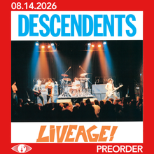 Load image into Gallery viewer, DESCENDENTS - LIVEAGE! (LP/CD/CASSETTE)
