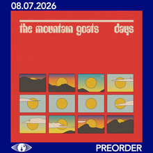 Load image into Gallery viewer, MOUNTAIN GOATS - DAYS (LP/CD/CASSETTE)
