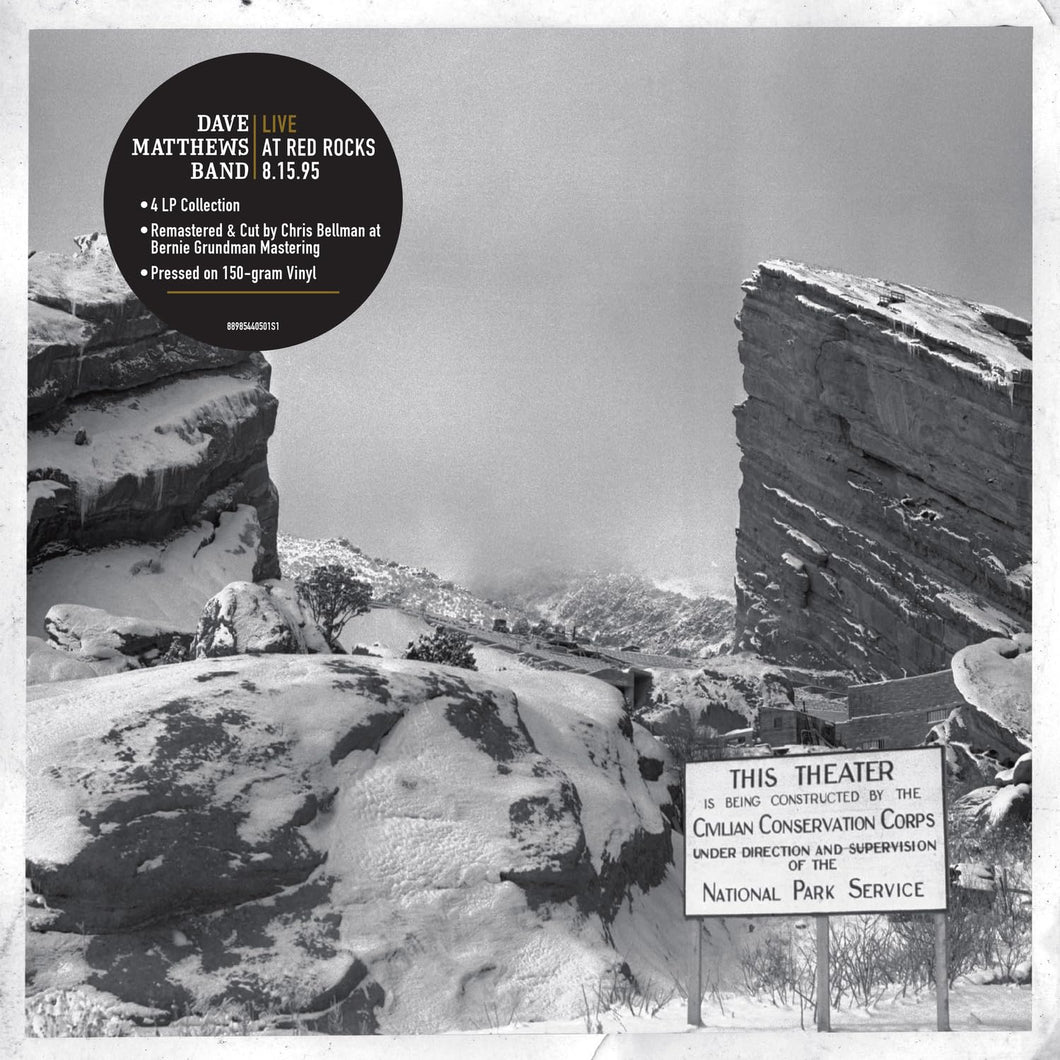 DAVE MATTHEWS BAND - LIVE AT RED ROCKS 8.15.1995 (4xLP BOX SET)