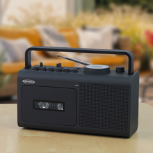 Load image into Gallery viewer, JENSEN PORTABLE CASSETTE PLAYER / RECORDER with AM/FM RADIO
