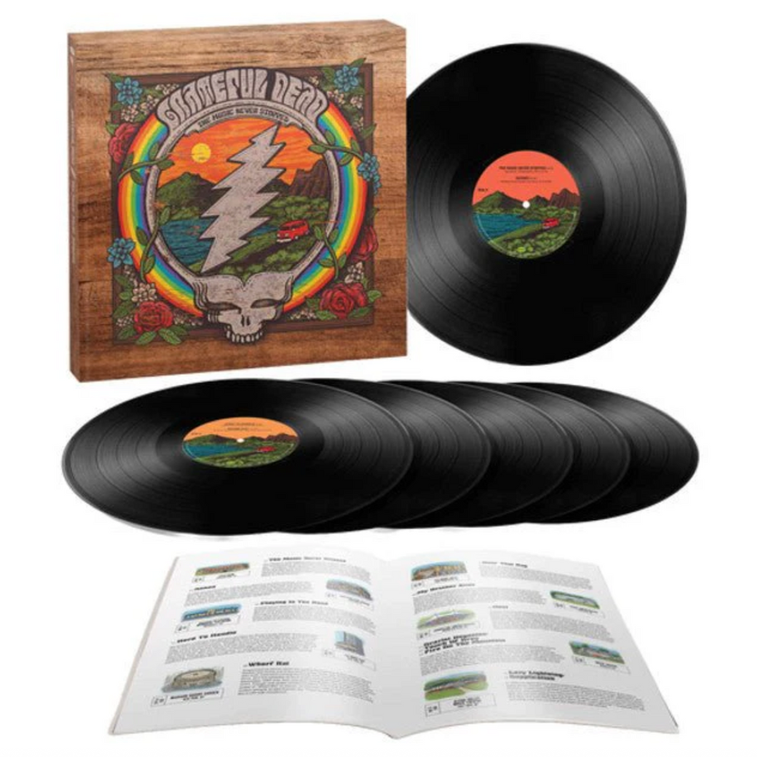 GRATEFUL DEAD - THE MUSIC NEVER STOPPED (6xLP BOX SET/3xCD)