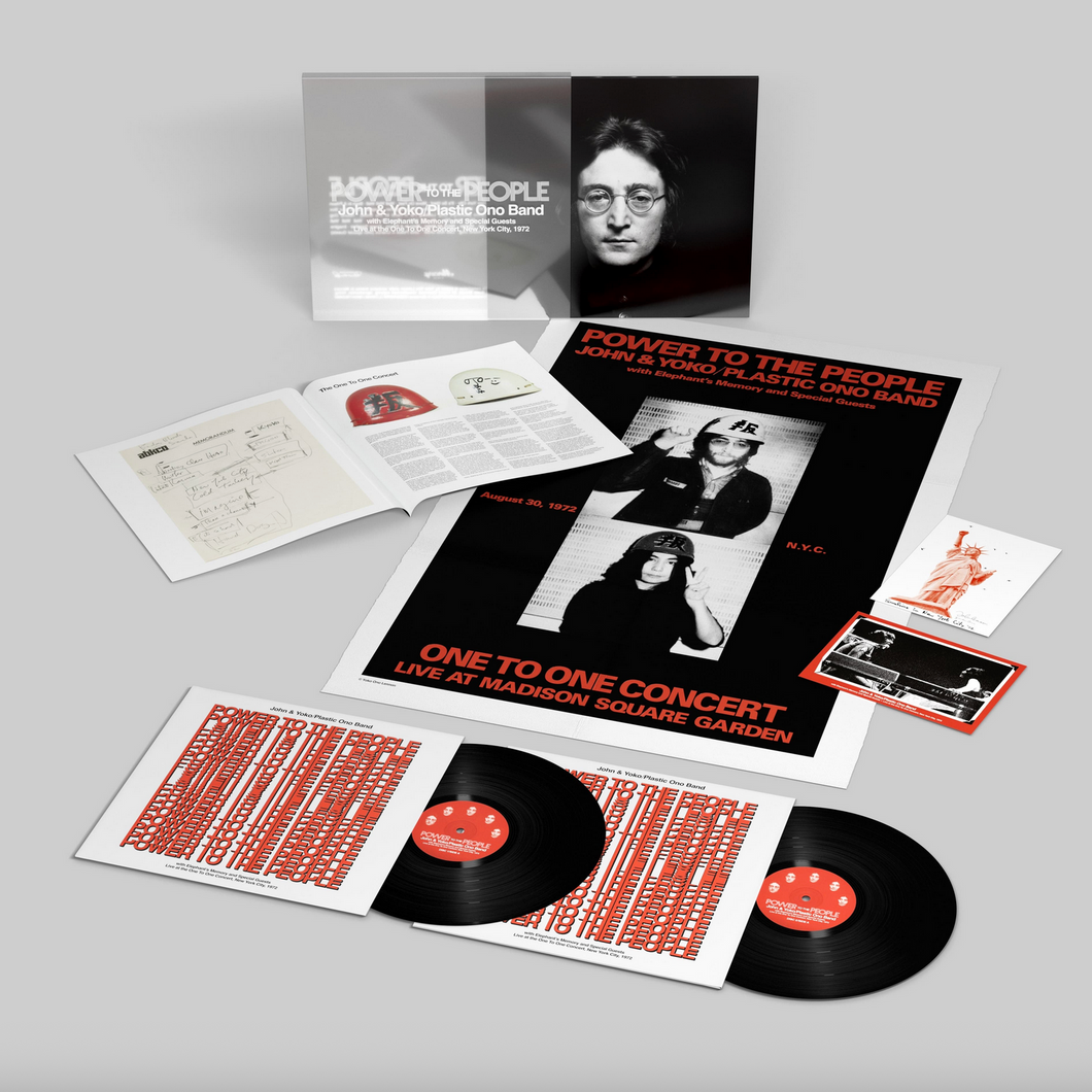 JOHN LENNON / YOKO ONO / PLASTIC ONO BAND - POWER TO THE PEOPLE: LIVE AT THE ONE TO ONE CONCERT (2xLP/CD)