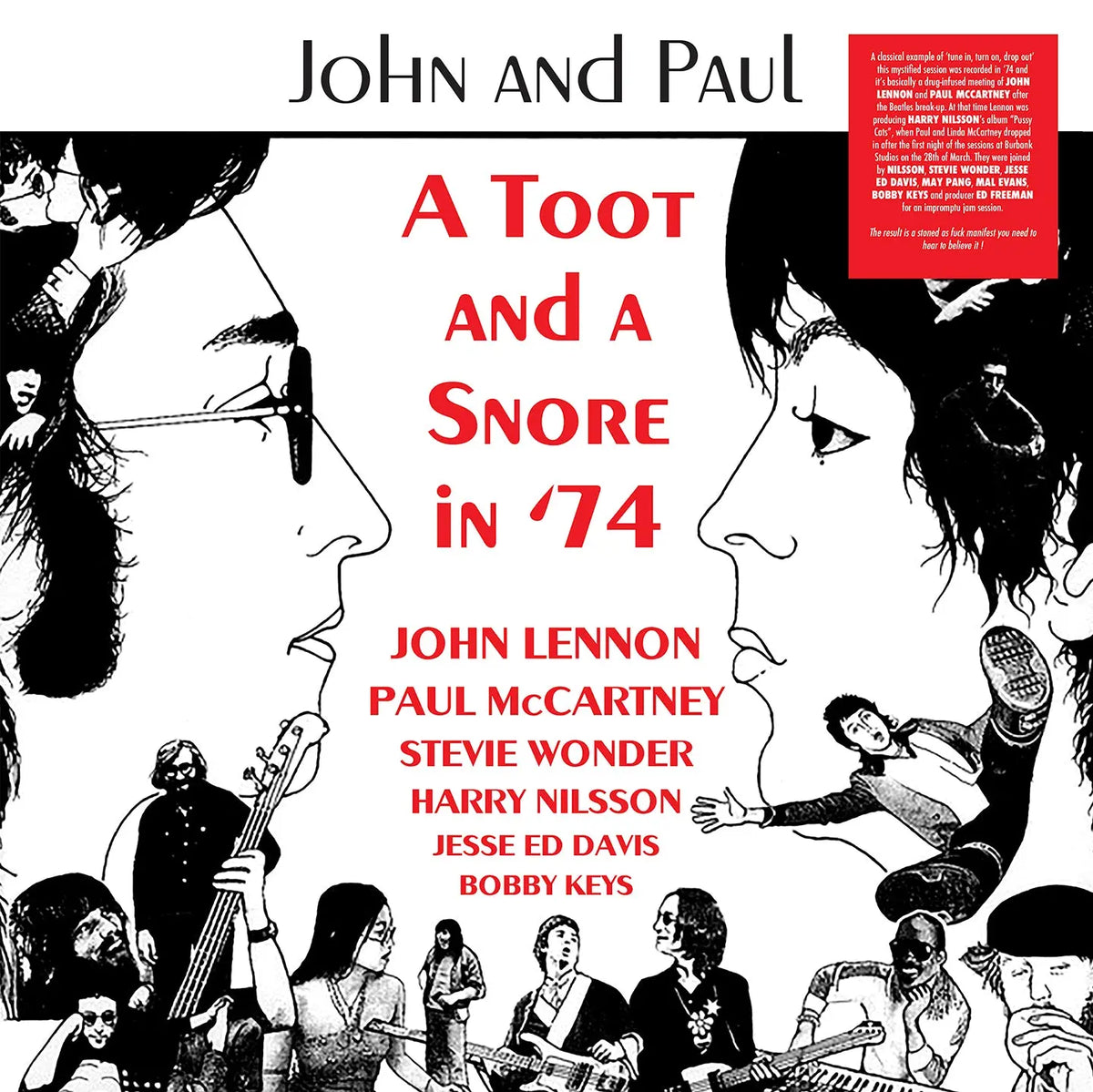 JOHN [LENNON] & PAUL [MCCARTNEY] - A TOOT AND A SNORE IN '74 (LP