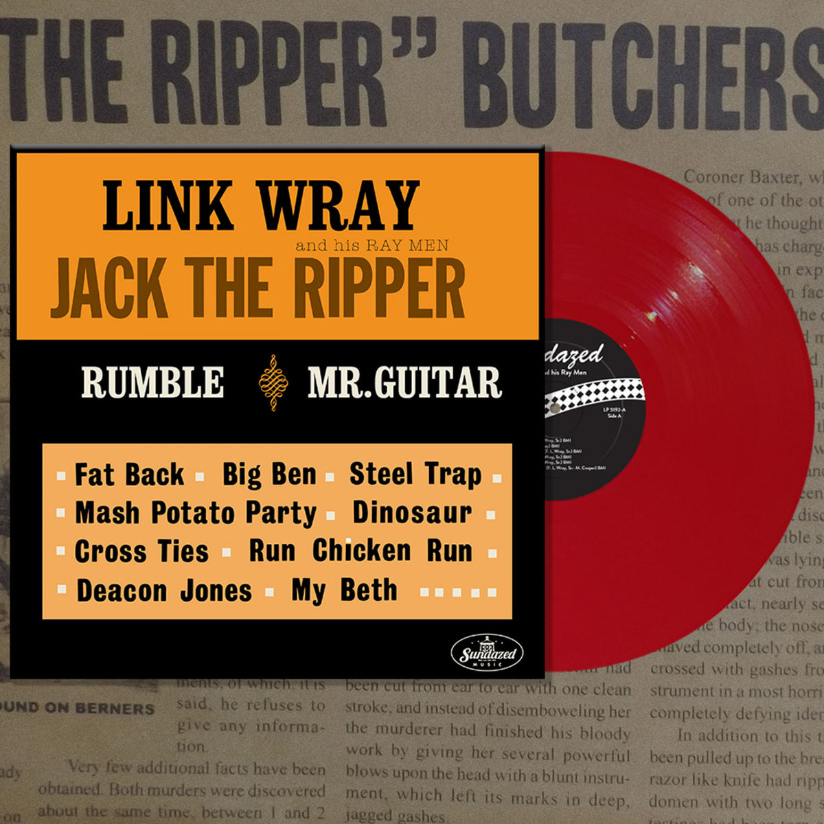 LINK WRAY - JACK THE RIPPER [2024] (LP) – 10,000 Hz Records