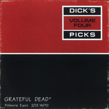 Load image into Gallery viewer, GRATEFUL DEAD - DICK&#39;S PICKS VOLUME FOUR: FILLMORE EAST 2/13-14/1970 (3xCD)
