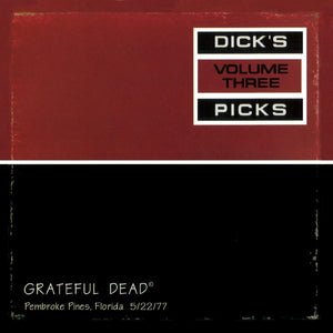 GRATEFUL DEAD - DICK'S PICKS VOLUME THREE (2xCD)