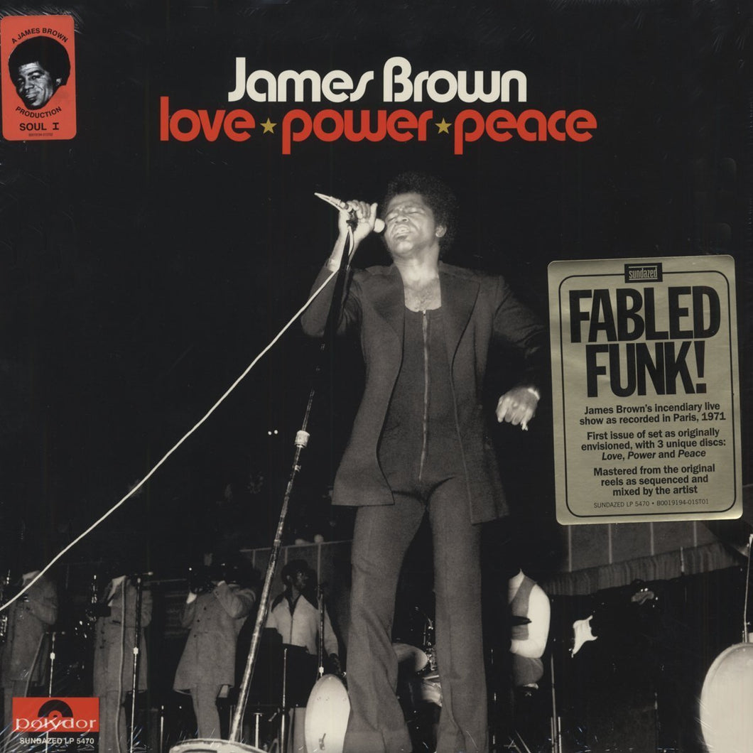 JAMES BROWN - LOVE POWER PEACE (DLX 3xLP)