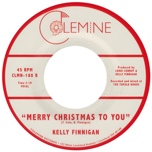 KELLY FINNIGAN - HEARTBREAK FOR CHRISTMAS b/w MERRY CHRISTMAS TO YOU (7")