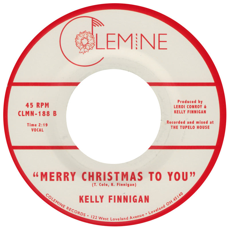 KELLY FINNIGAN - HEARTBREAK FOR CHRISTMAS b/w MERRY CHRISTMAS TO YOU (7