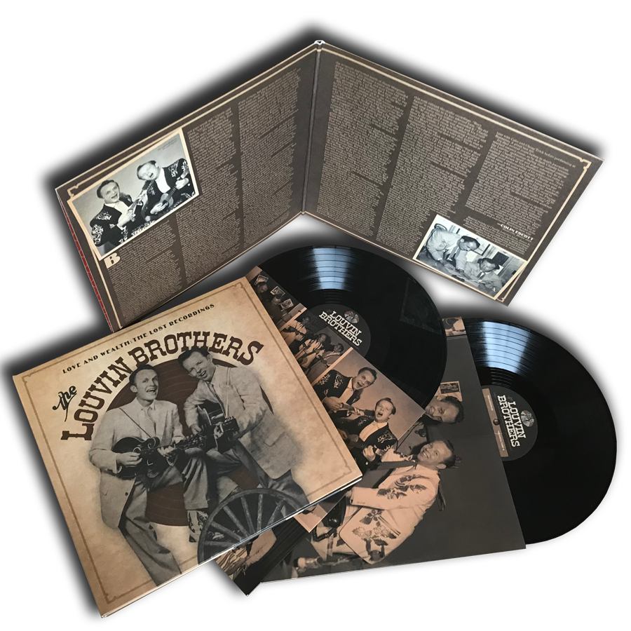 LOUVIN BROTHERS - LOVE AND WEALTH: THE LOST RECORDINGS (2xLP)