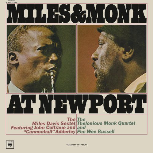 MILES DAVIS AND THELONIOUS MONK - MILES AND MONK AT NEWPORT (LP)