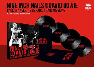 NINE INCH NAILS w/ DAVID BOWIE - BACK IN ANGER: 1995 RADIO TRANSMISSIONS (4xLP BOX SET)