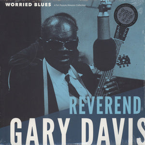 REVEREND GARY DAVIS - WORRIED BLUES (LP)