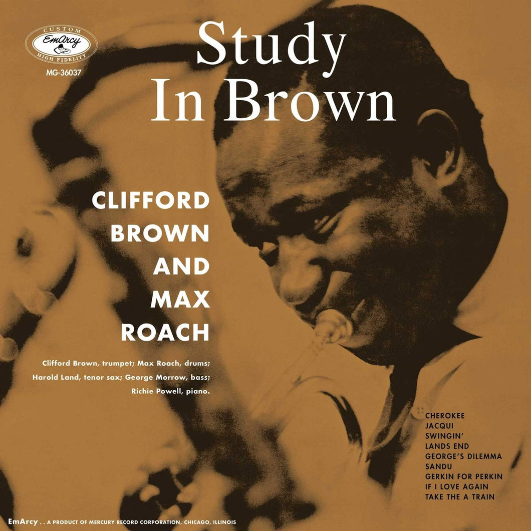 CLIFFORD BROWN and MAX ROACH - STUDY IN BROWN (VERVE ACOUSTIC SOUNDS SERIES LP)
