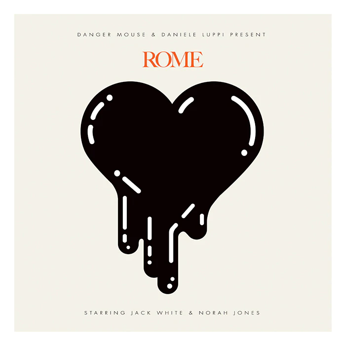 DANGER MOUSE & DANIELE LUPPI w/ JACK WHITE & NORAH JONES - ROME (LP)