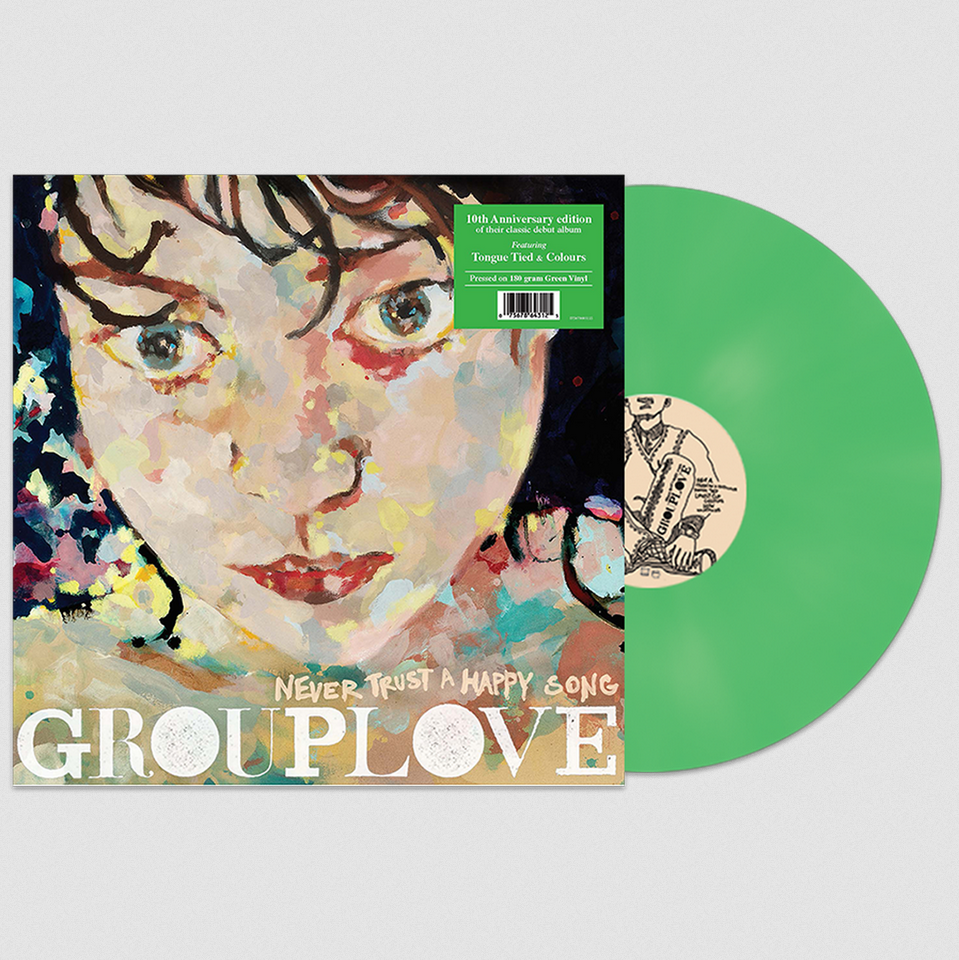 GROUPLOVE - NEVER TRUST A HAPPY SONG (LP)