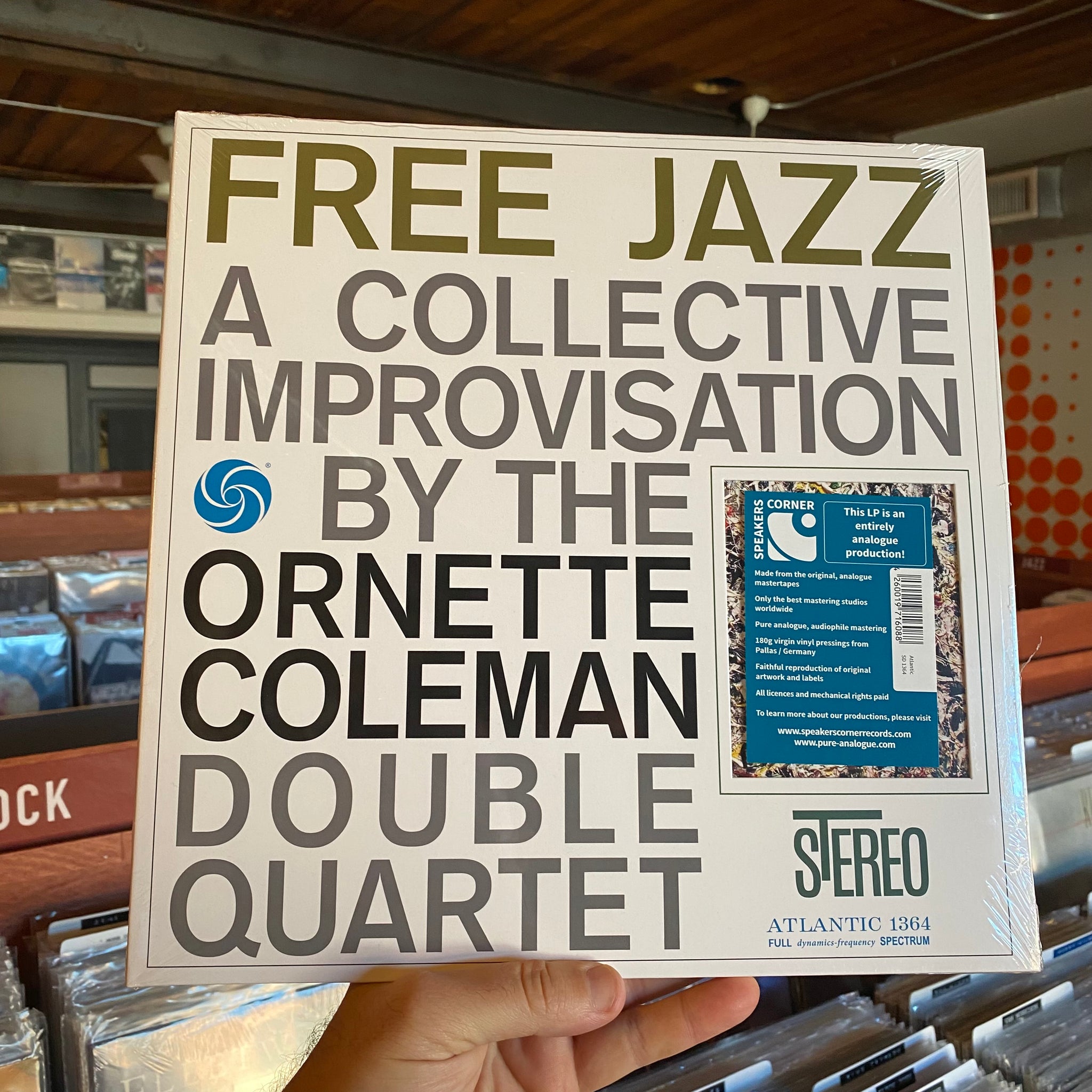 ORNETTE COLEMAN - FREE JAZZ (SPEAKERS CORNER LP)