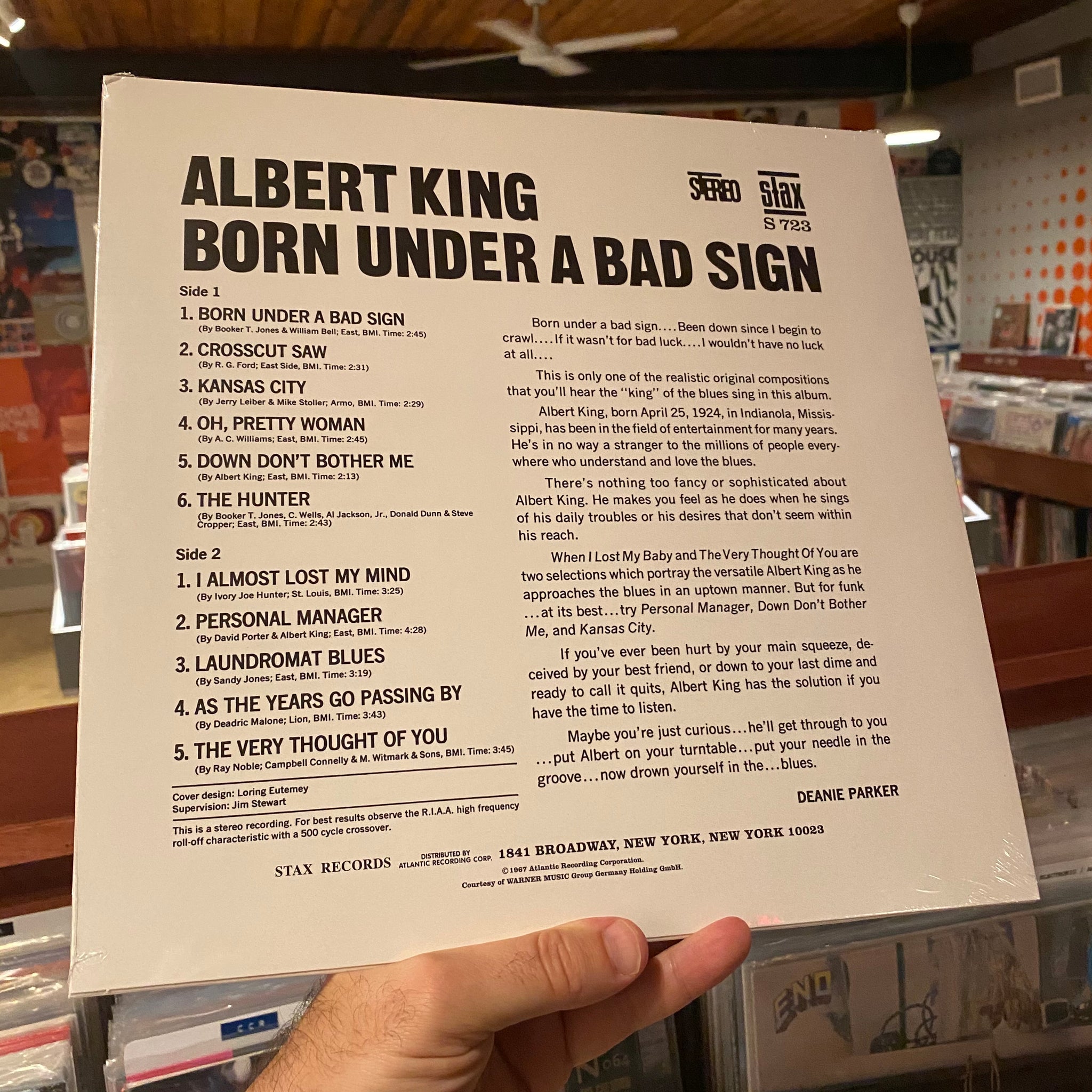 ALBERT KING BORN UNDER A BAD SIGN (SPEAKERS CORNER LP) – 10,000 Hz Records