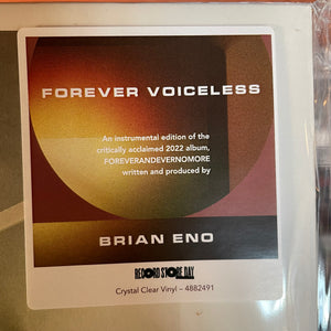 BRIAN ENO - FOREVER VOICELESS (LP)